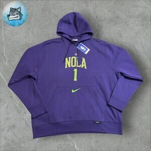 Zion Williamson New Orleans Pelicans Nike City Edition Hoodie Purple HQ3775-536